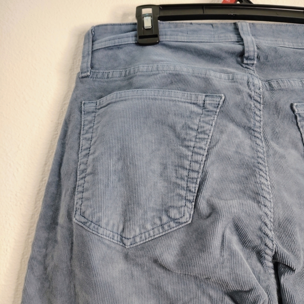 AG Adriano Goldschmied Tellis Modern Slim Light Blue Corduroy Jeans Sz 30x34 - Picture 13 of 16